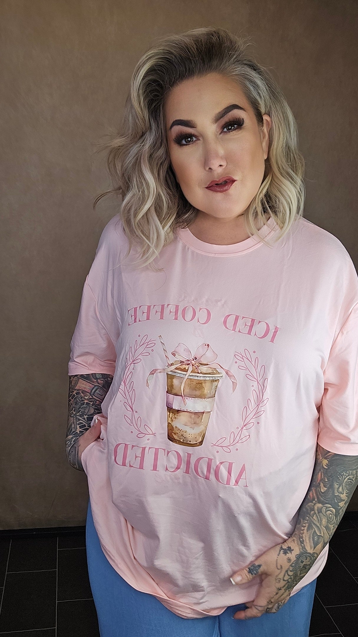 Shirt "iced coffee"