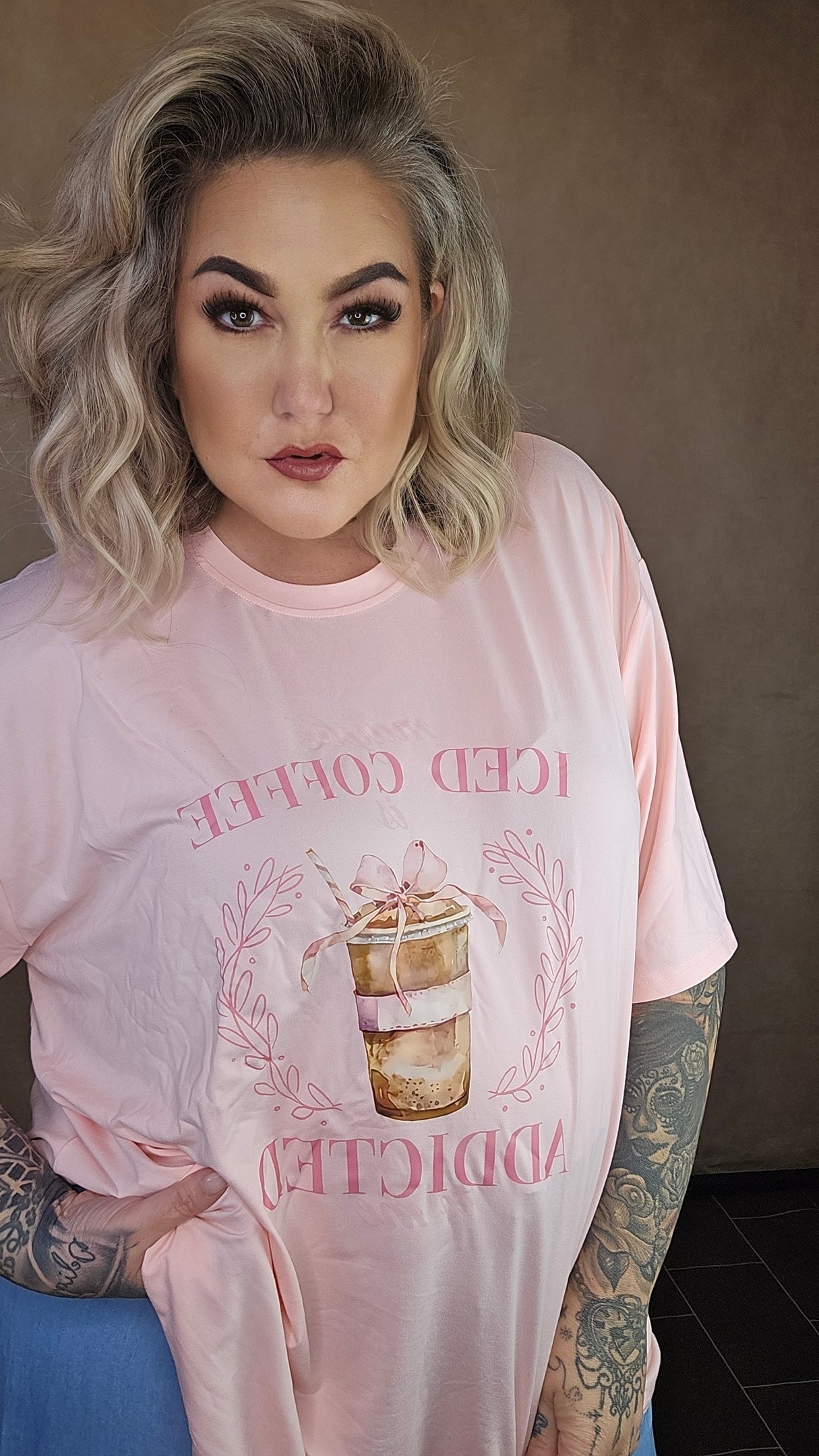 Shirt "iced coffee"