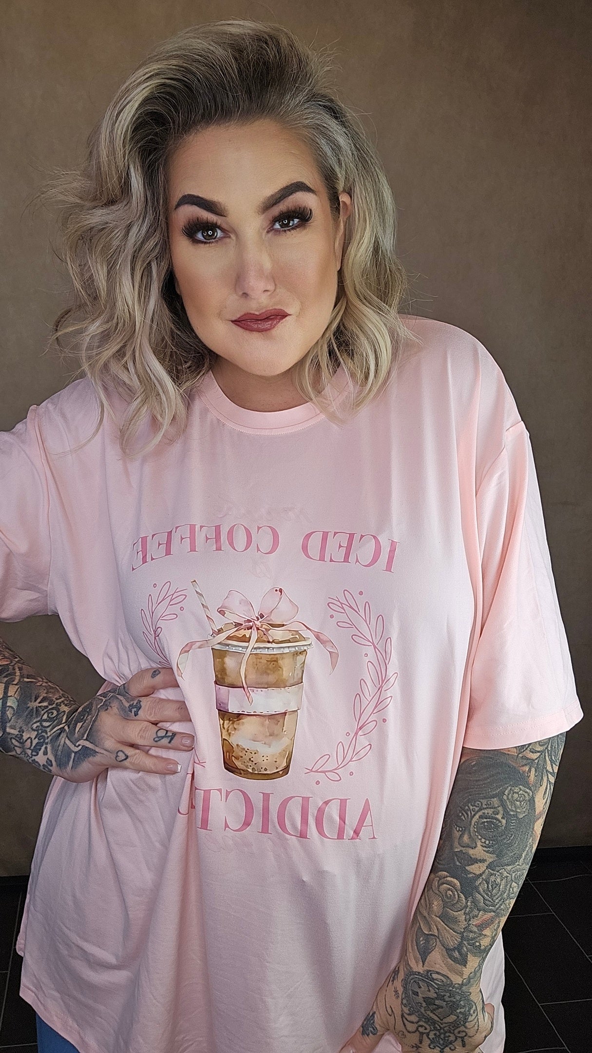 Shirt "iced coffee"