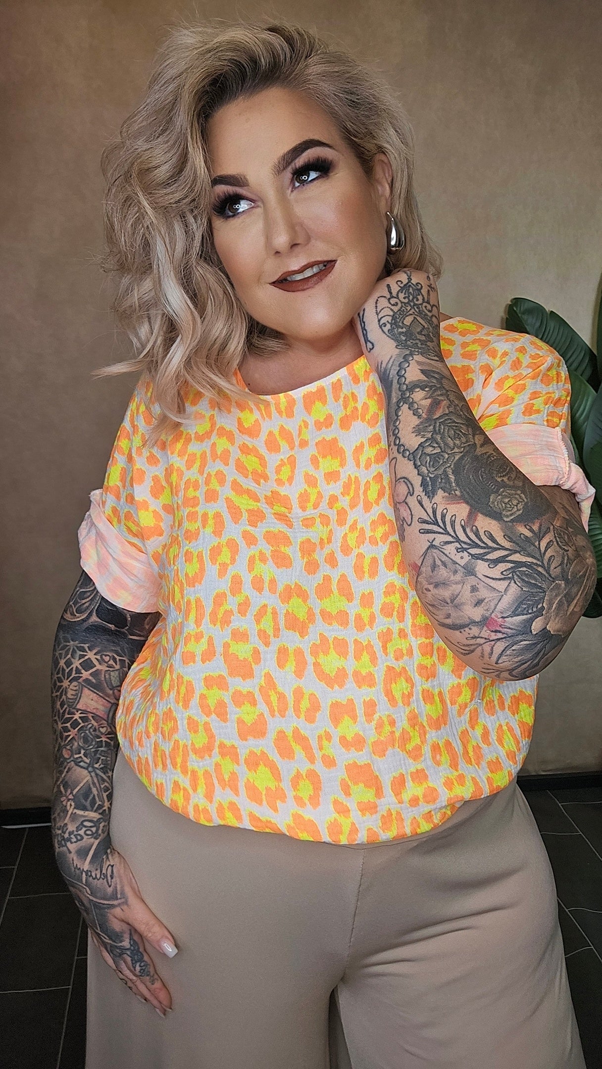 Musselin Shirt "Summer Vibes"