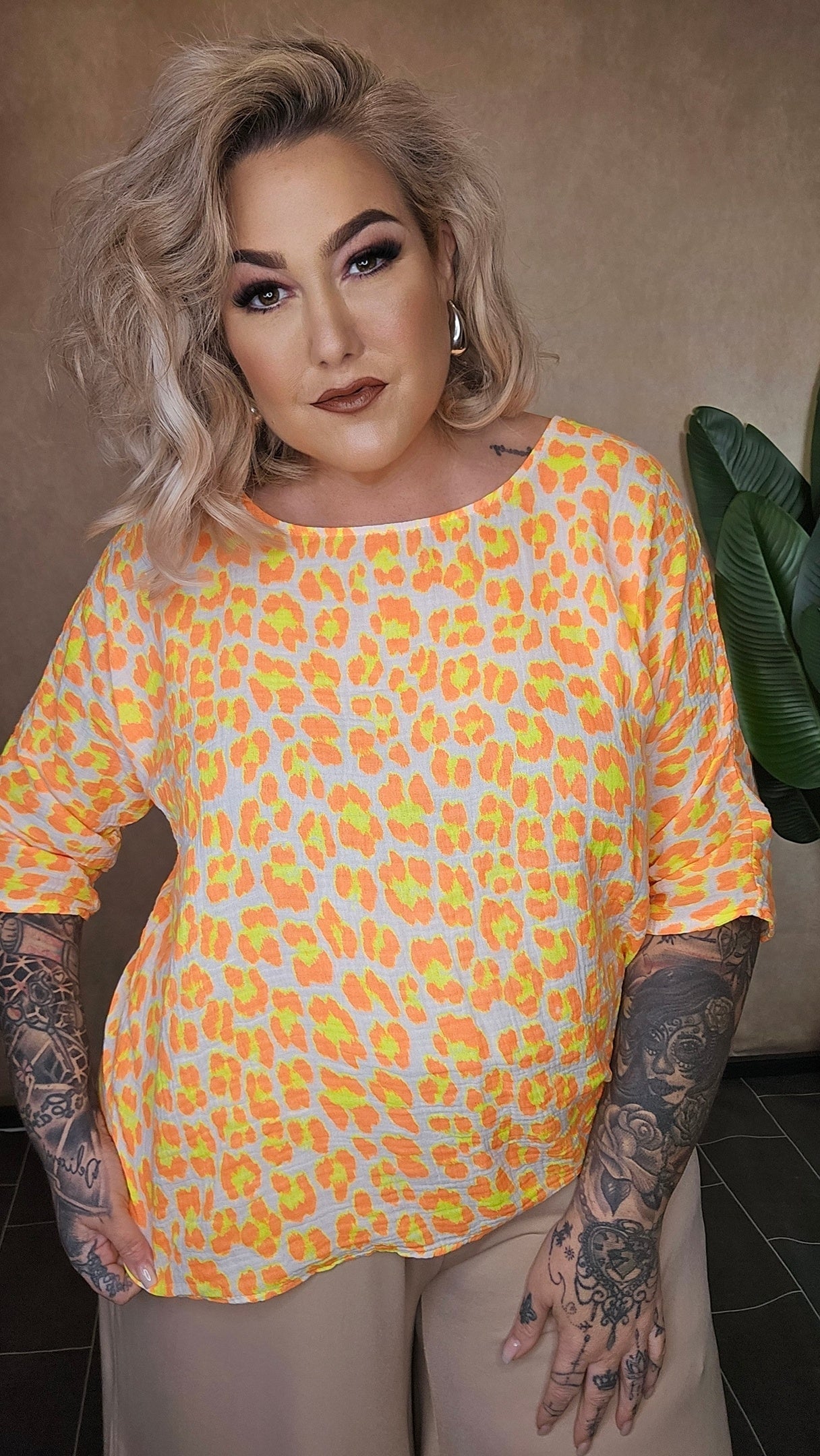 Musselin Shirt "Summer Vibes"