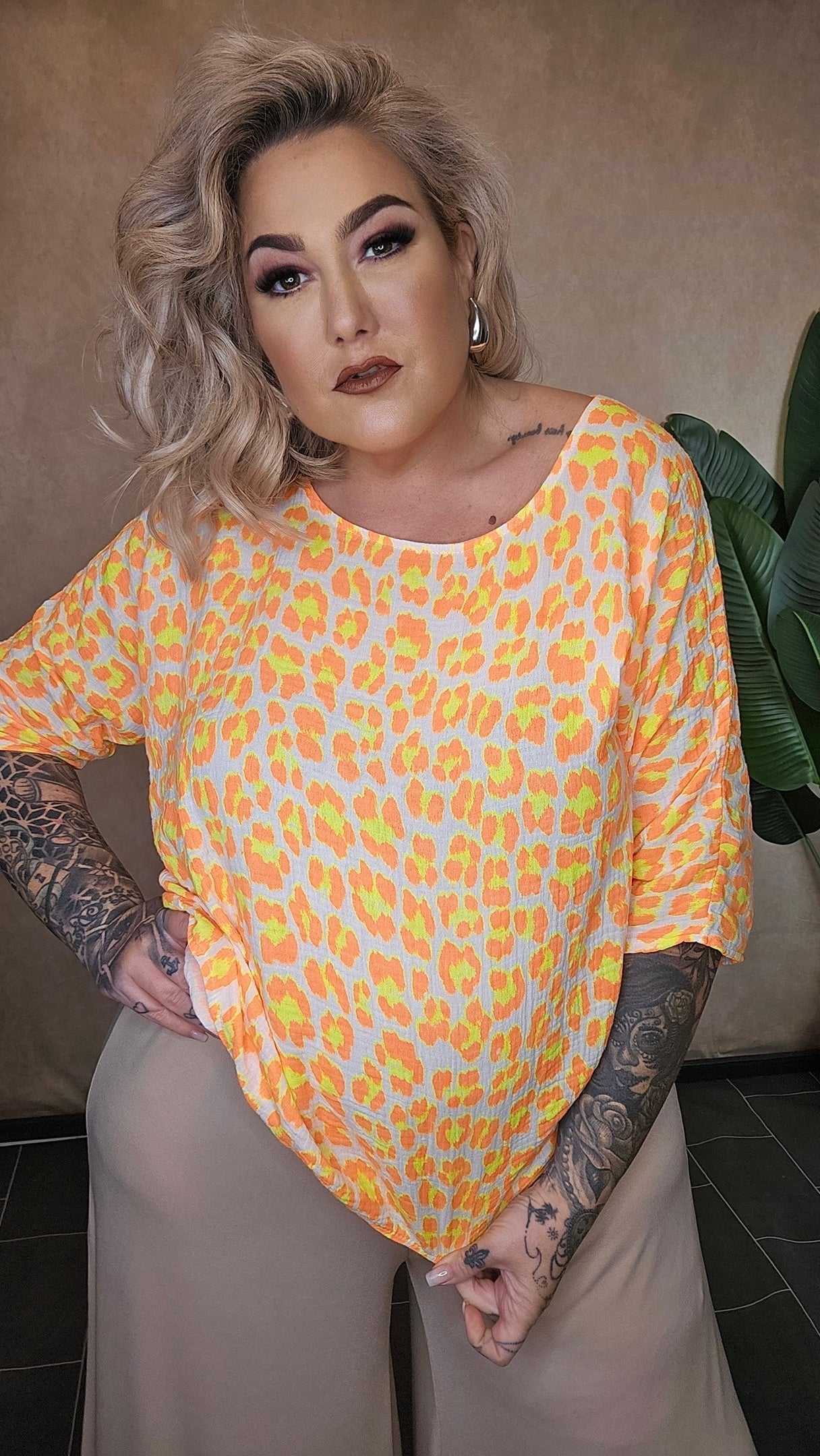Musselin Shirt "Summer Vibes"