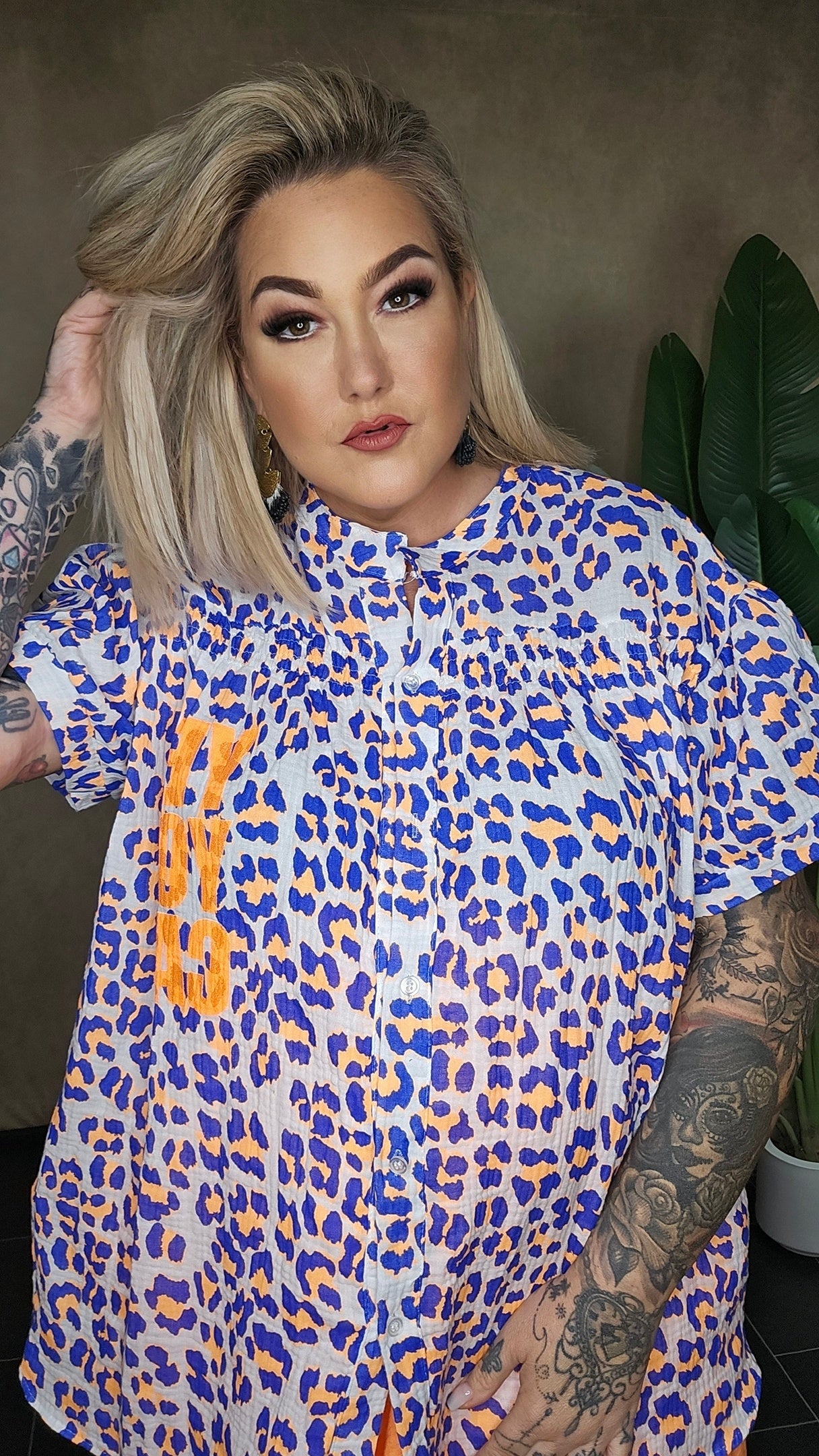 Musselin Bluse "Leona" 💙