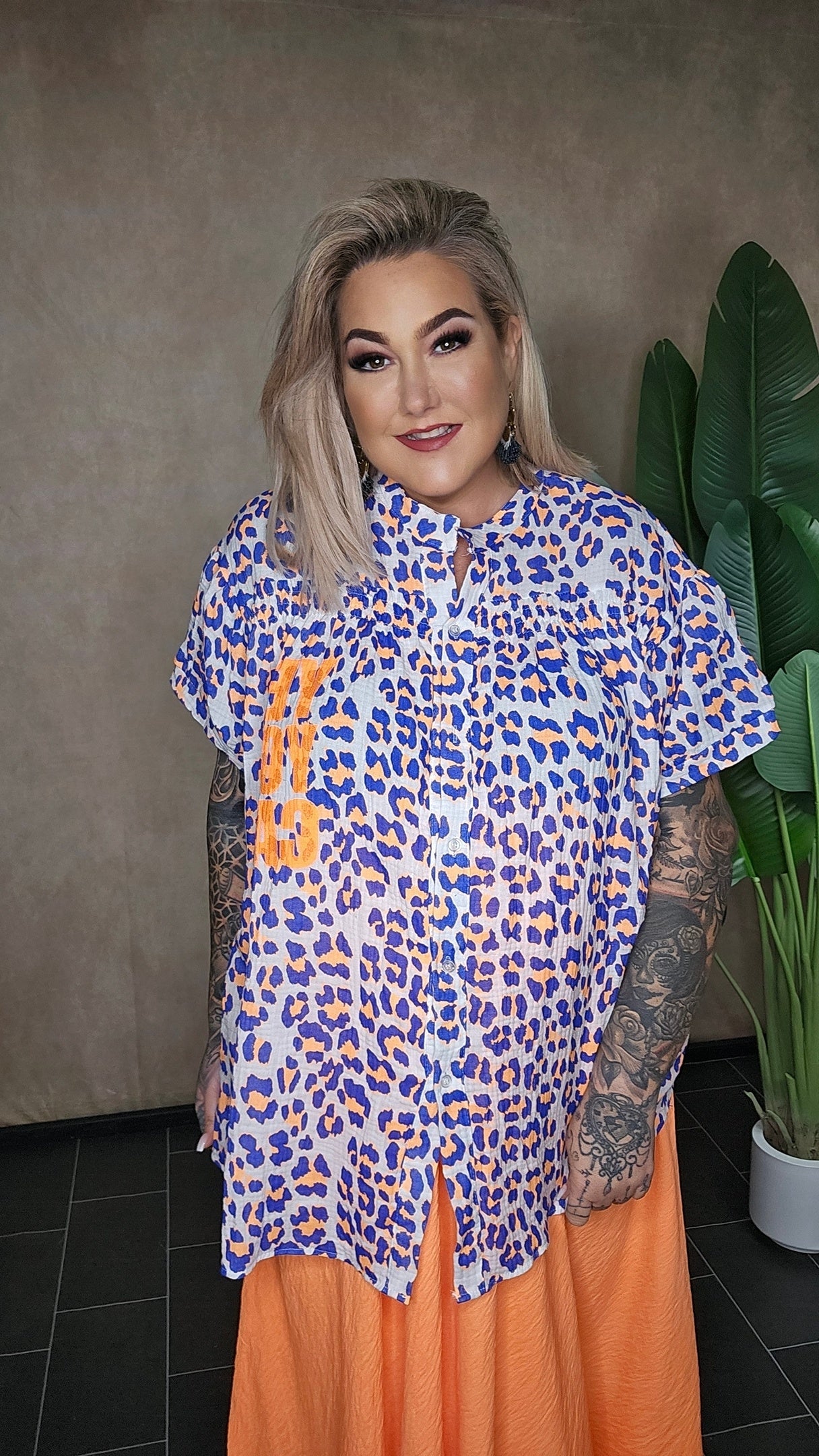 Musselin Bluse "Leona" 💙