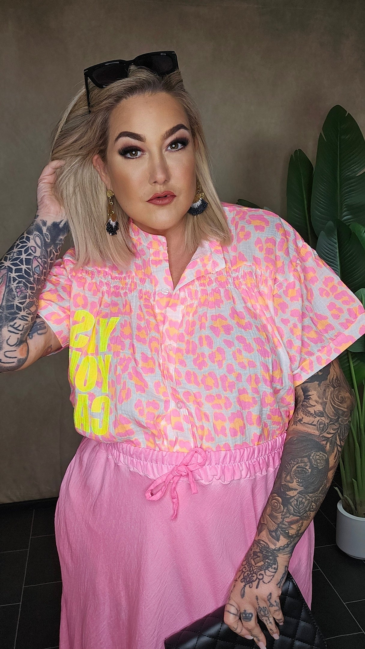 Musselin Bluse "Leona" 🩷