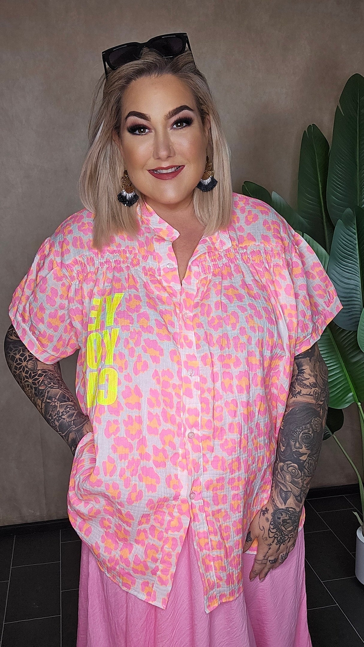 Musselin Bluse "Leona" 🩷