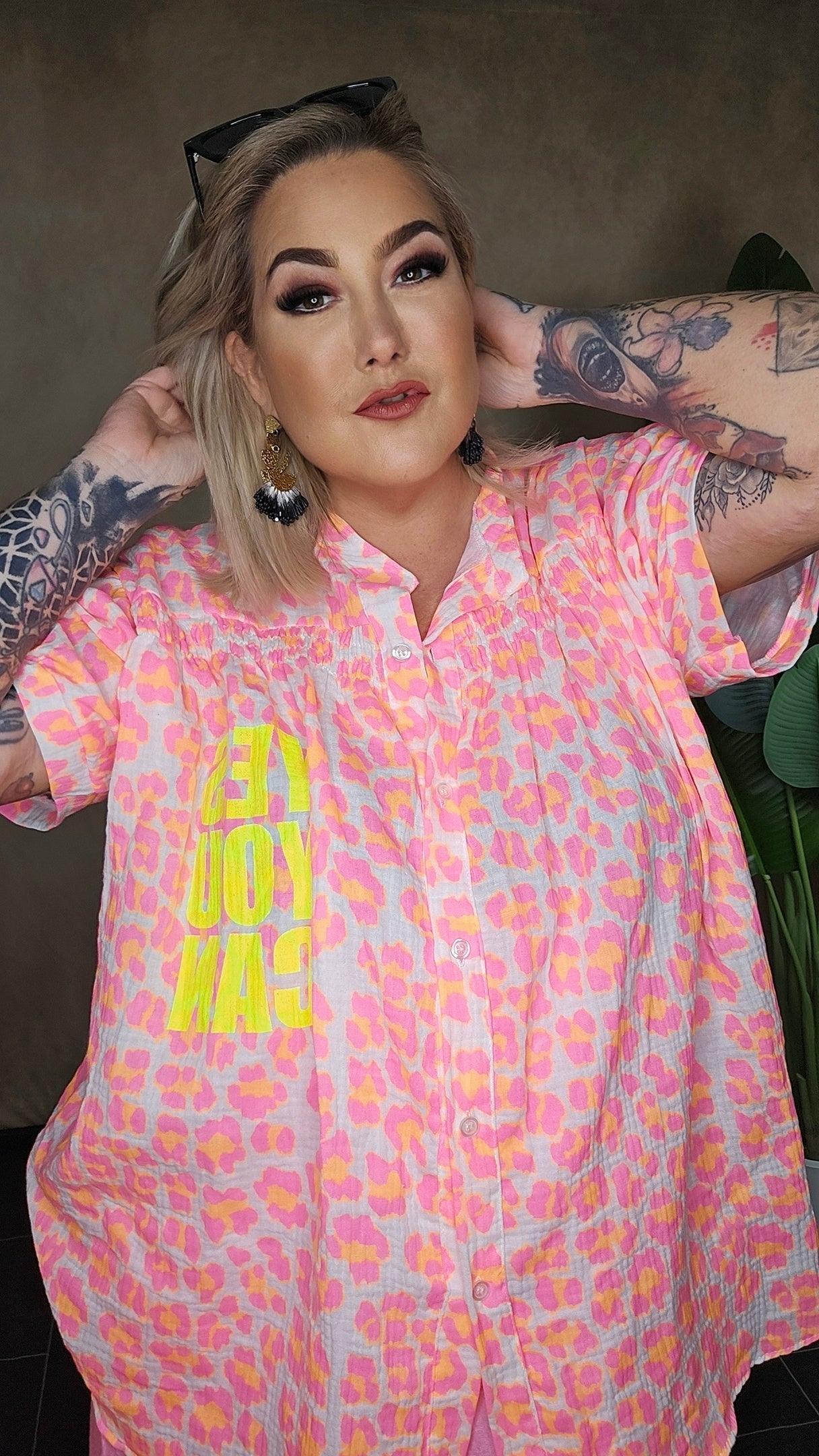 Musselin Bluse "Leona" 🩷
