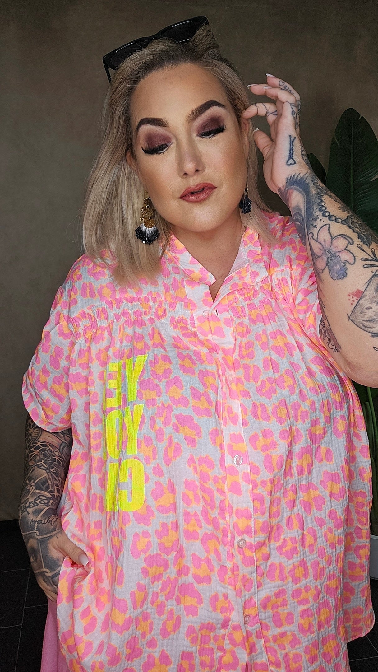 Musselin Bluse "Leona" 🩷