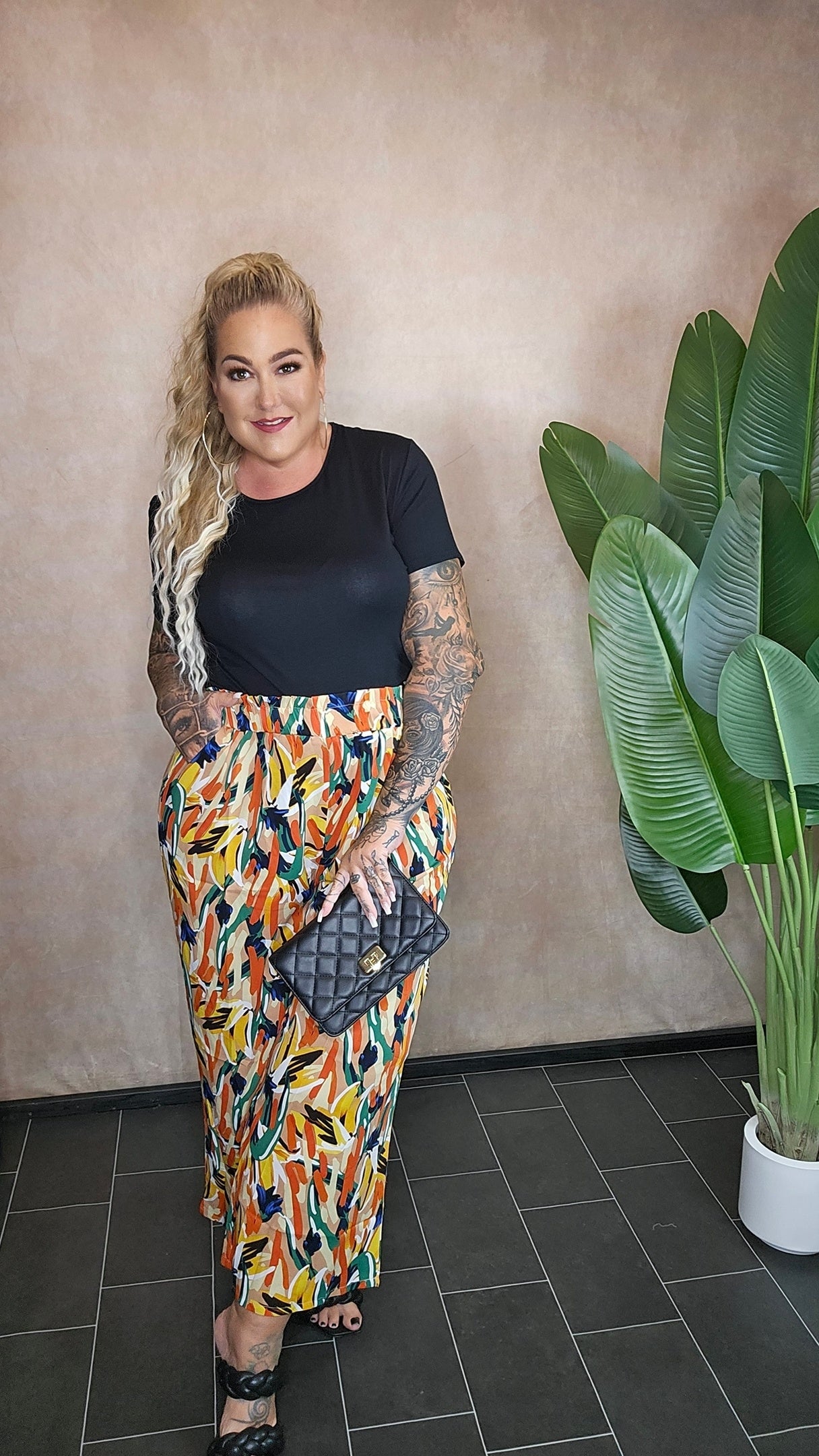 Weite Stoffhose "Ariane"