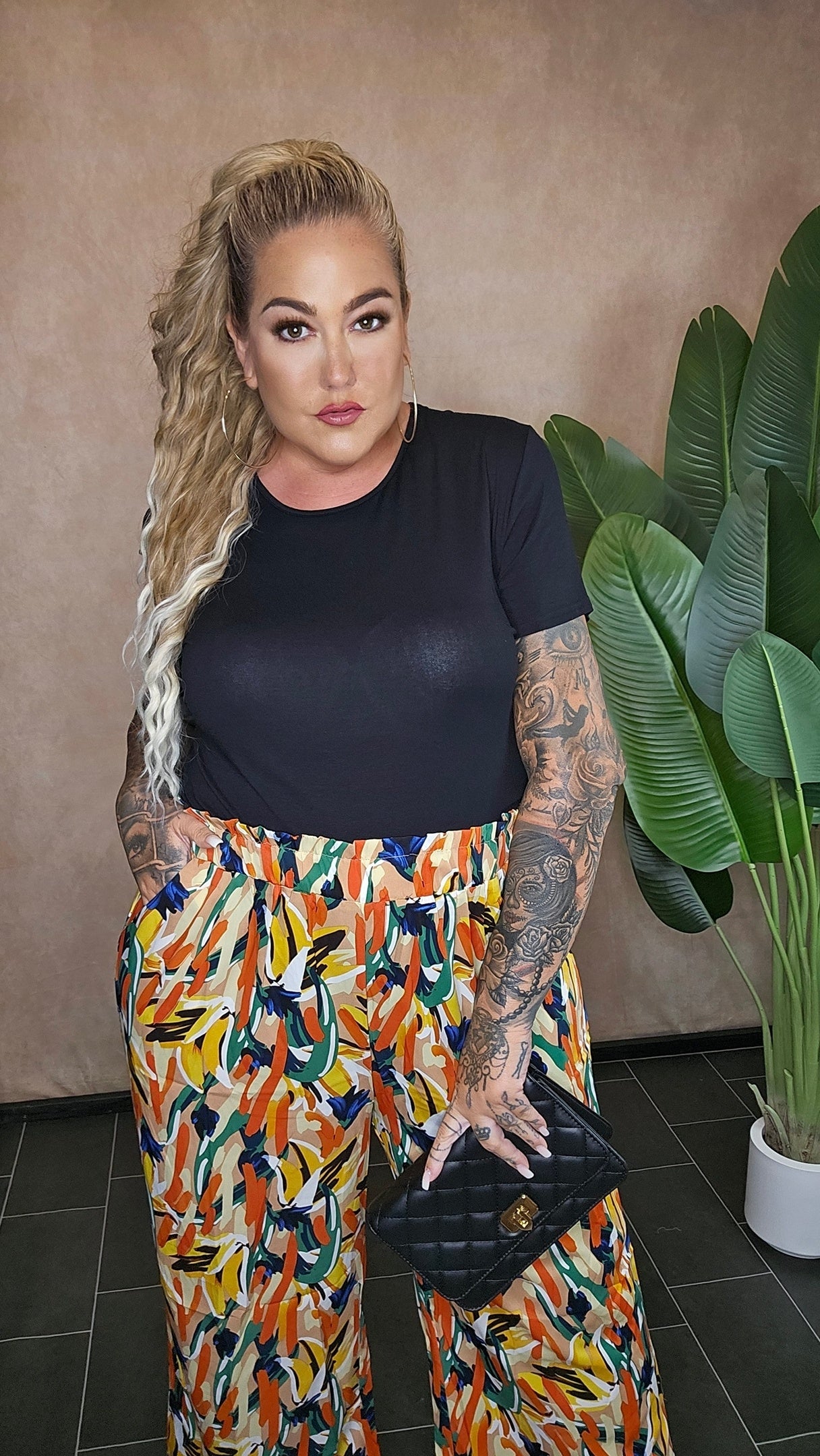 Weite Stoffhose "Ariane"