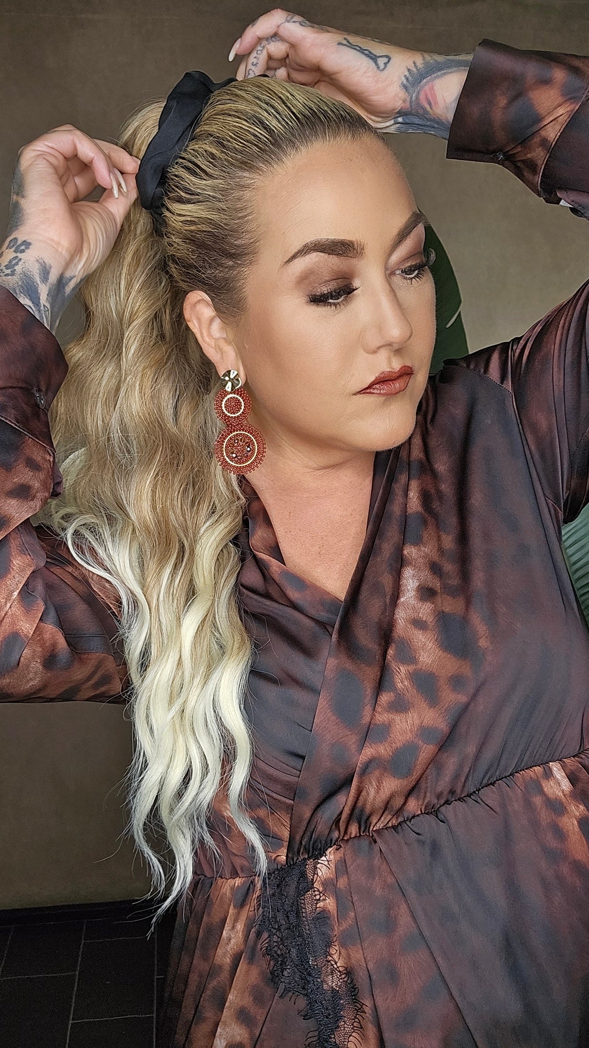 Crimson Glow Ohrringe