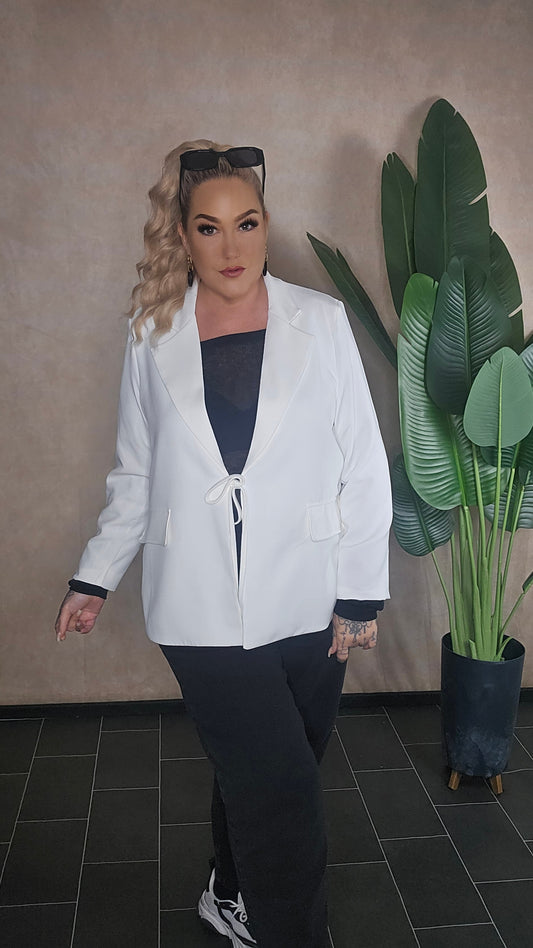 Blazer Classy Chic Weiss