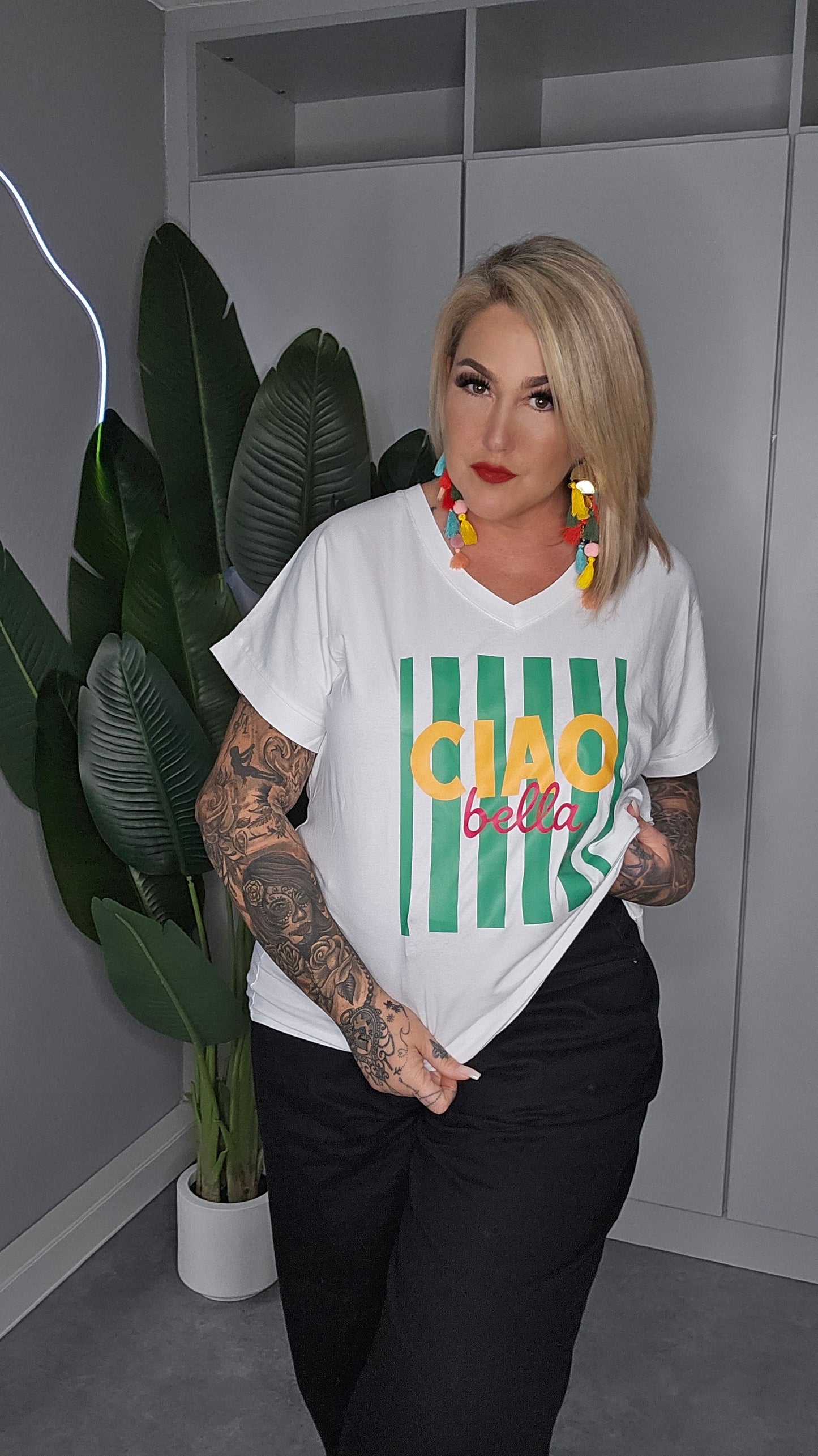 Shirt Ciao Bella Grün