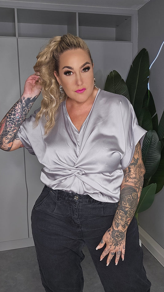 Satin Bluse Liu