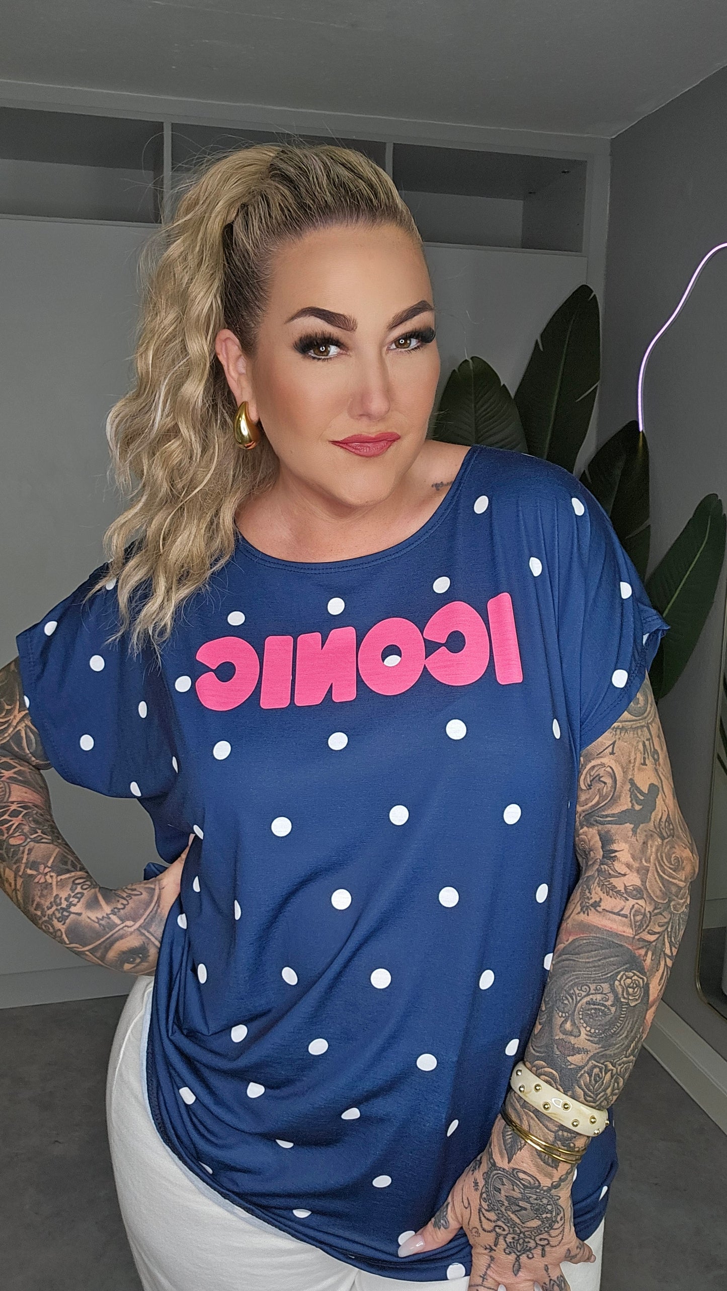 Oversize Iconic Dots Shirt