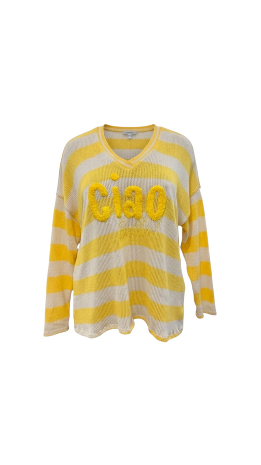 Strickpulli Ciao gelb