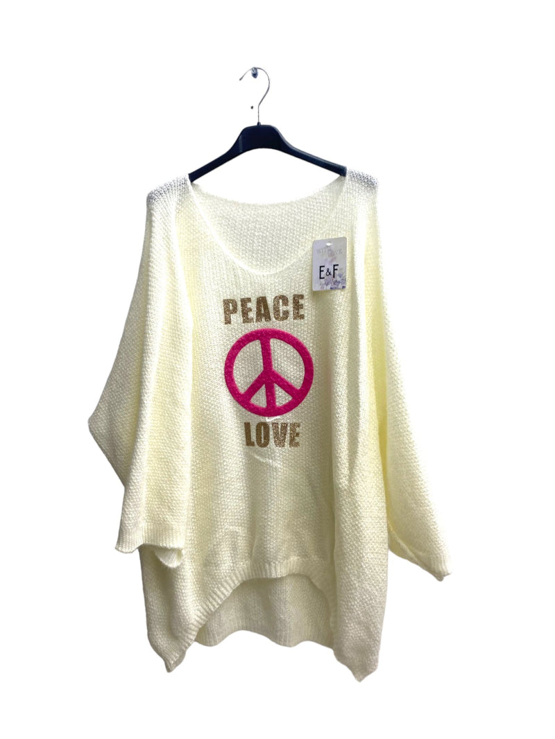 Pullover "Peace&Love"