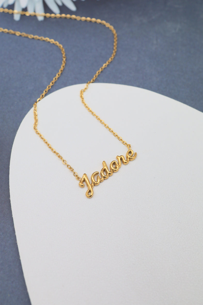 Halskette "JADORE" in Gold & Silber