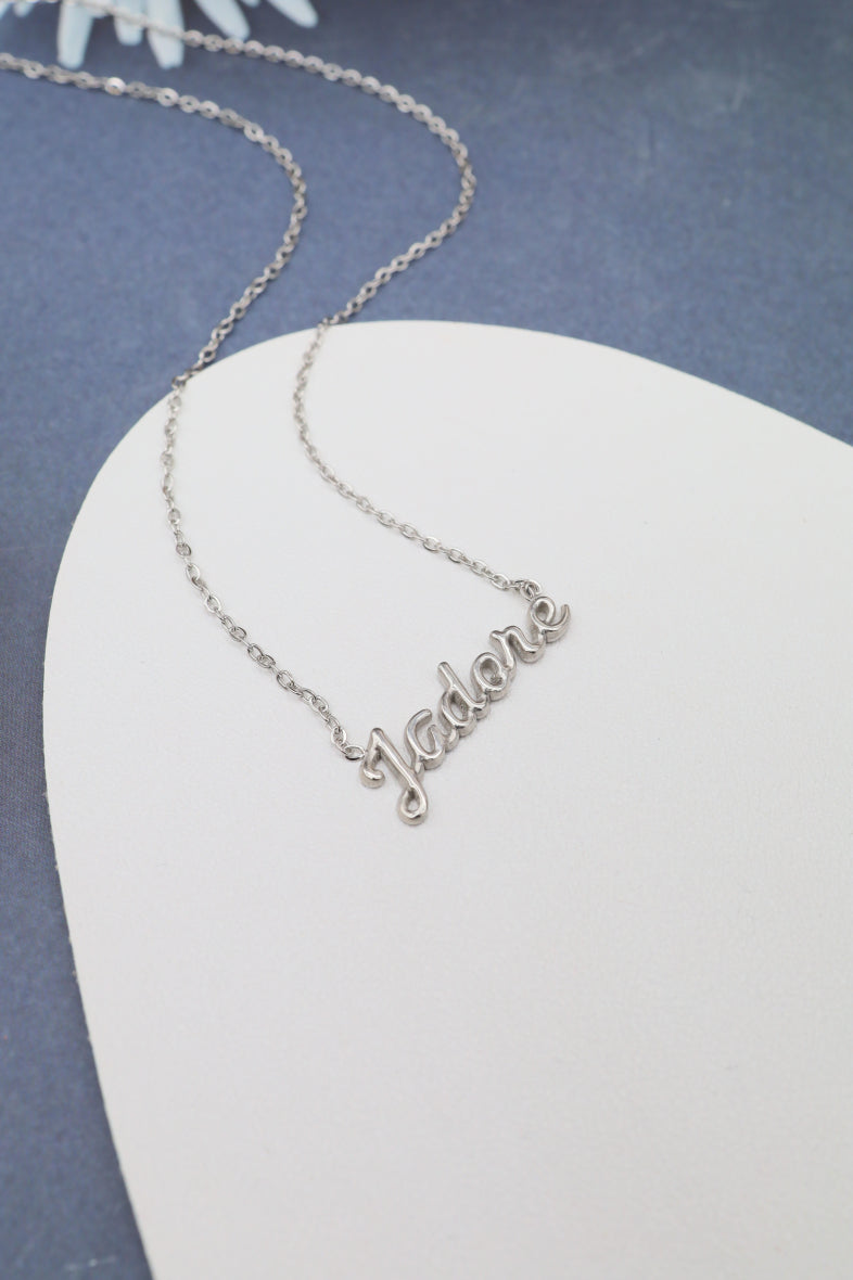 Halskette "JADORE" in Gold & Silber