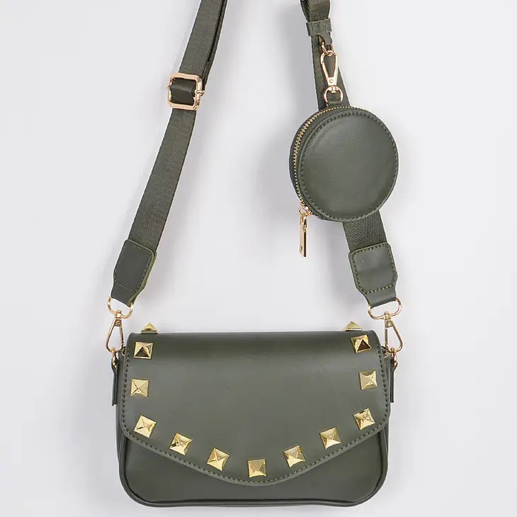 Crossbody Bag mit Nieten