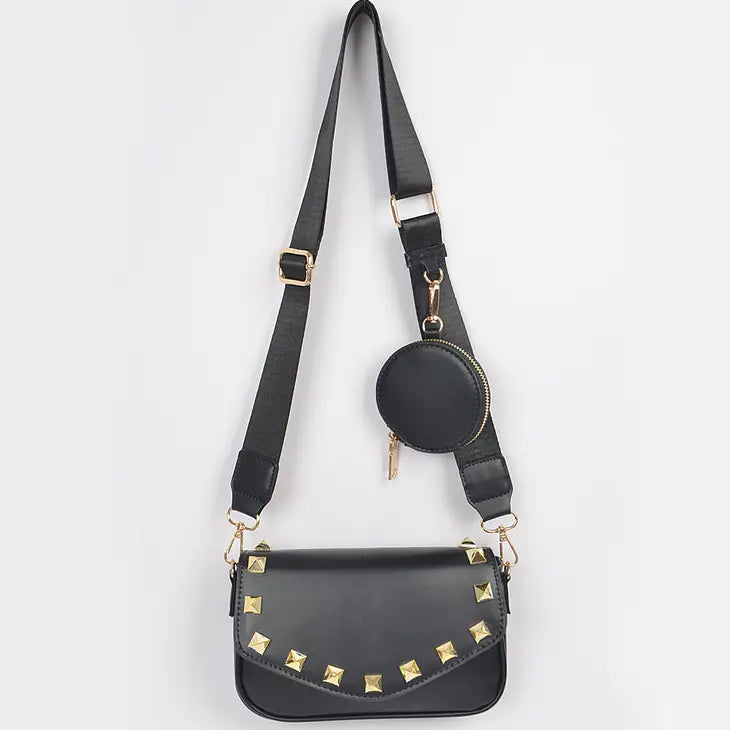 Crossbody Bag mit Nieten