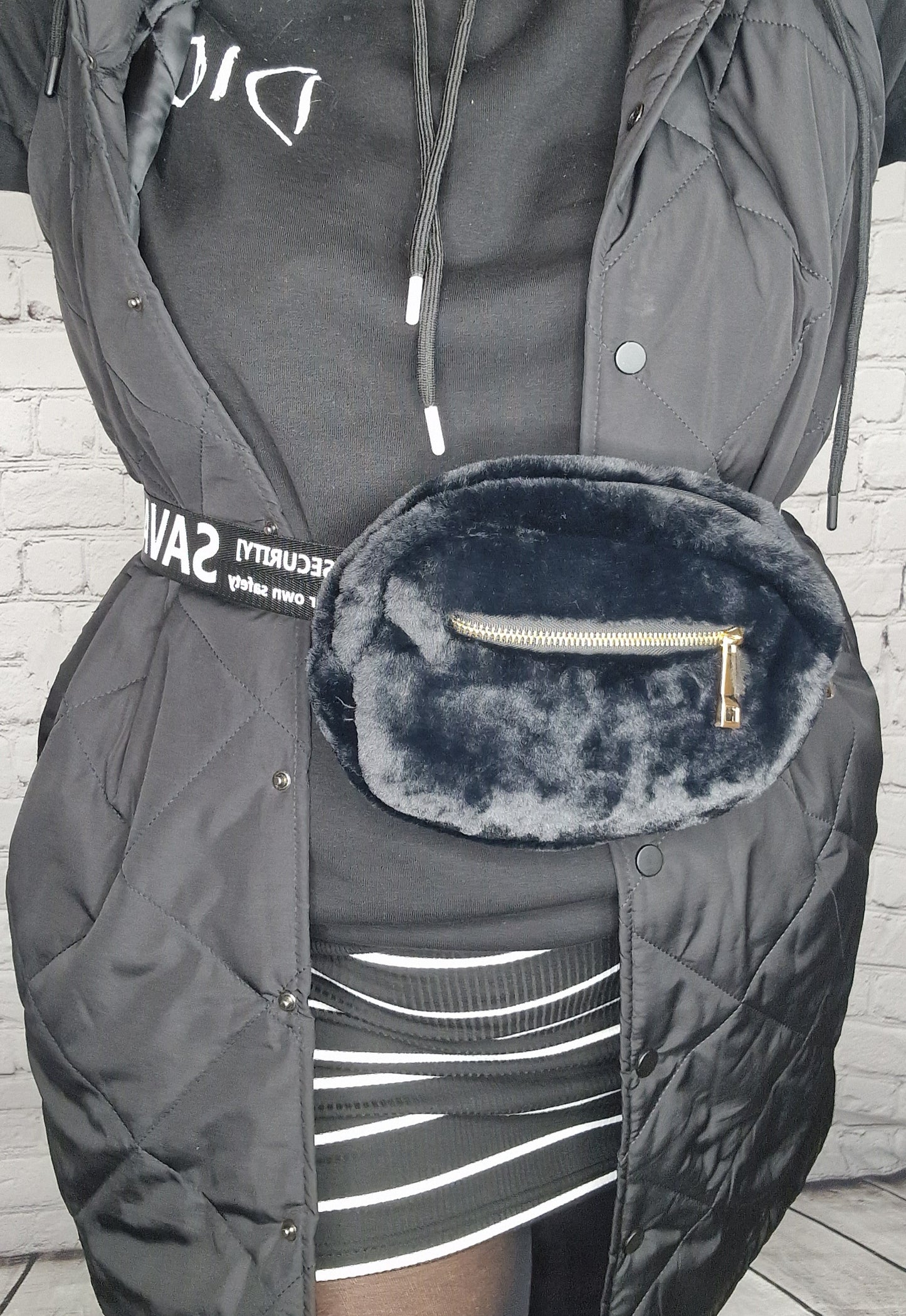Bauchtasche aus Kunstpelz "Cutie"