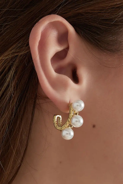 Ohrring  "Perla" in Gold oder Silber