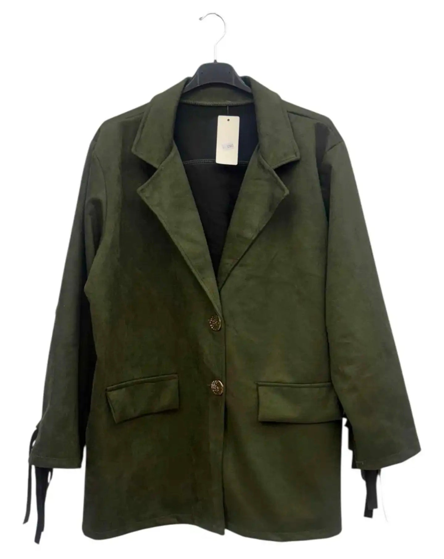 Oversized  Blazer Wildleder Optik