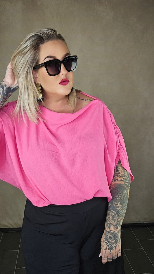 Oversize Shirt "Maliya" Rosa