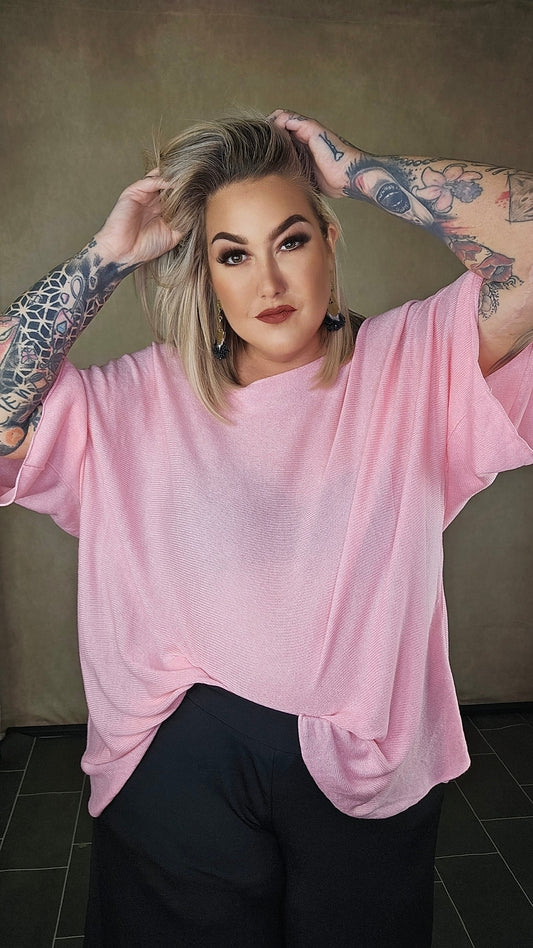 Oversize Shirt "Valeria" rosa