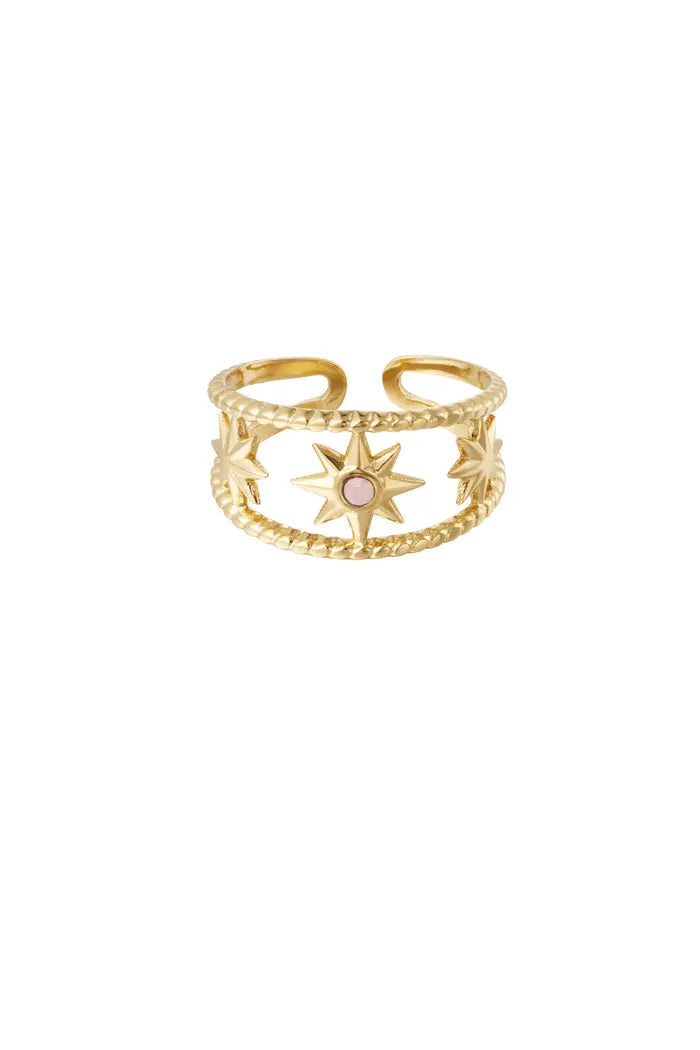 Ring   "Glam Star"  in Silber oder Gold