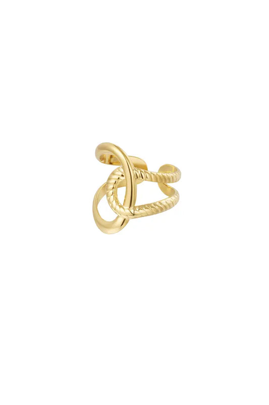 Ring  "Loop" in gold oder Silber