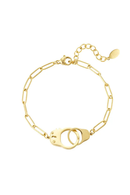 Armband "Handcuff" in Gold oder Silber