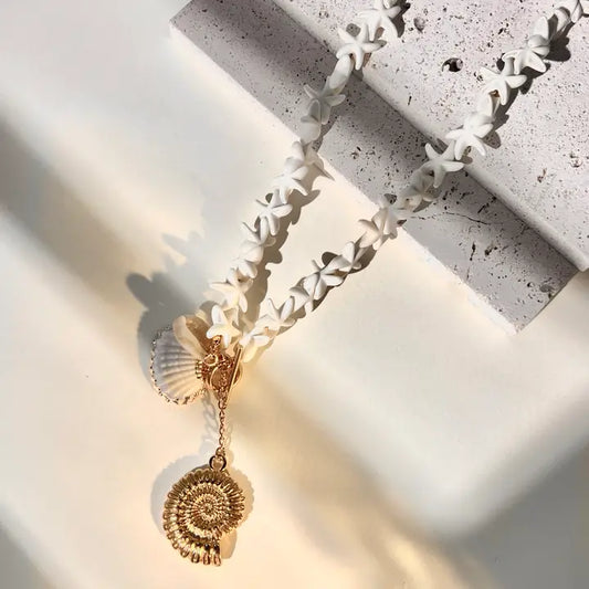 Kette "weisser Seestern"