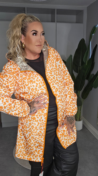 Leoparden Regenparker