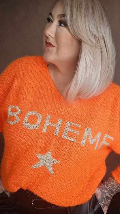 Pullover "BOHEME" Orange