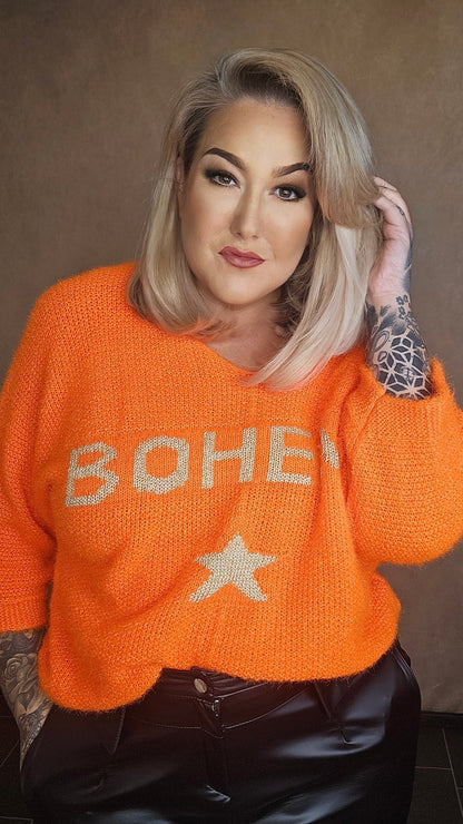 Pullover "BOHEME" Orange