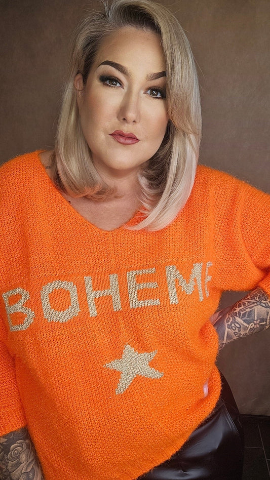 Pullover "BOHEME" Orange