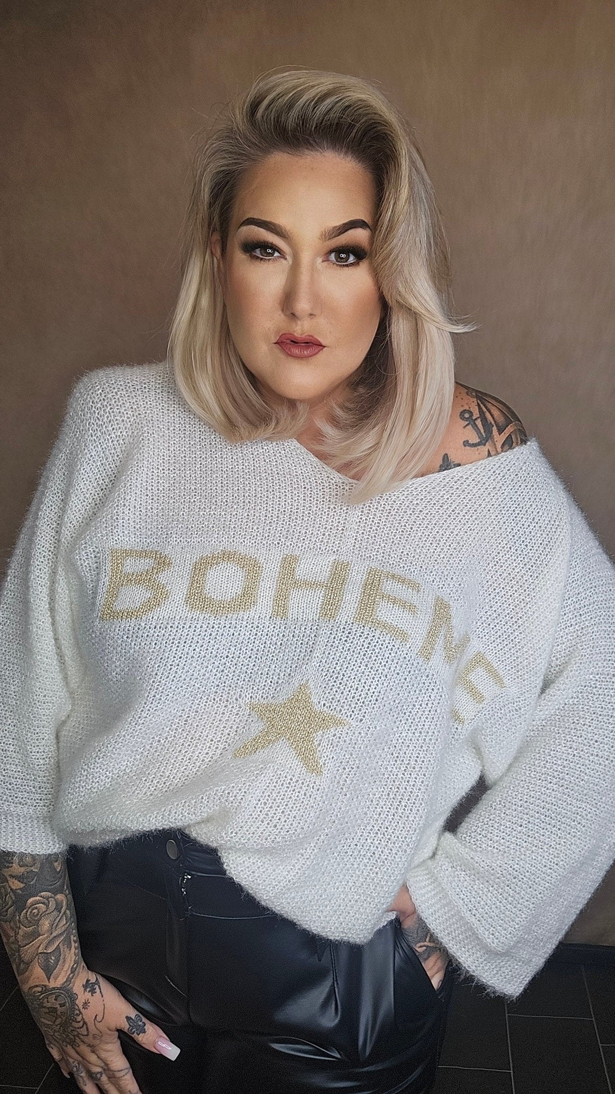 Pullover  "BOHEME"  off-white