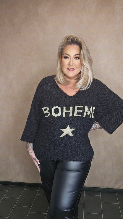 Pullover "BOHEME" black