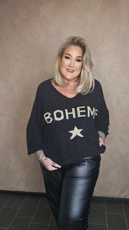 Pullover "BOHEME" black