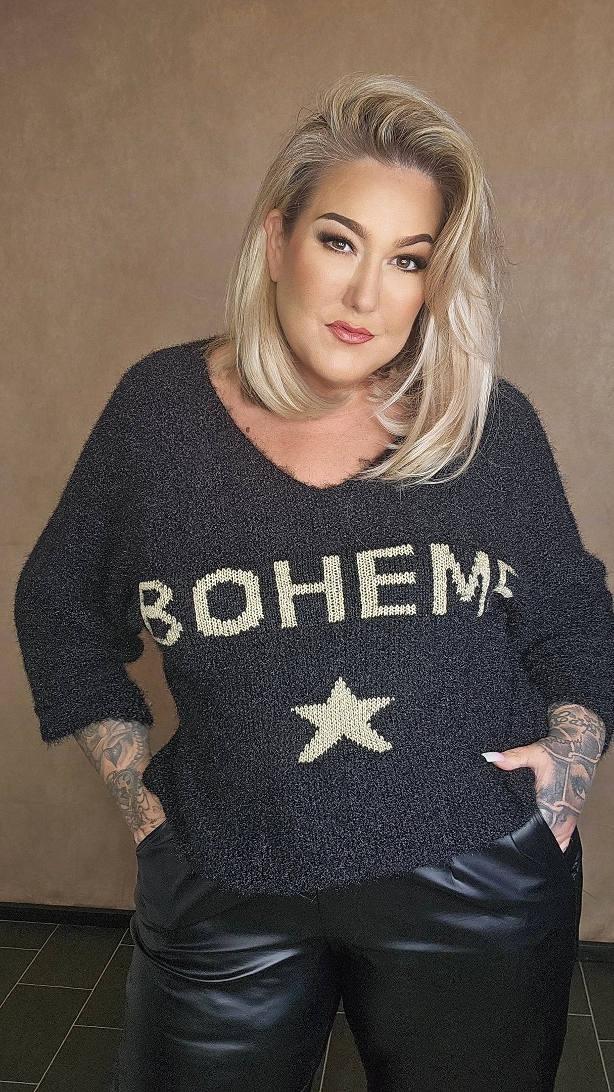 Pullover "BOHEME" black