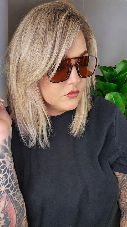 Sonnenbrille "Vinyl" in Leooptik