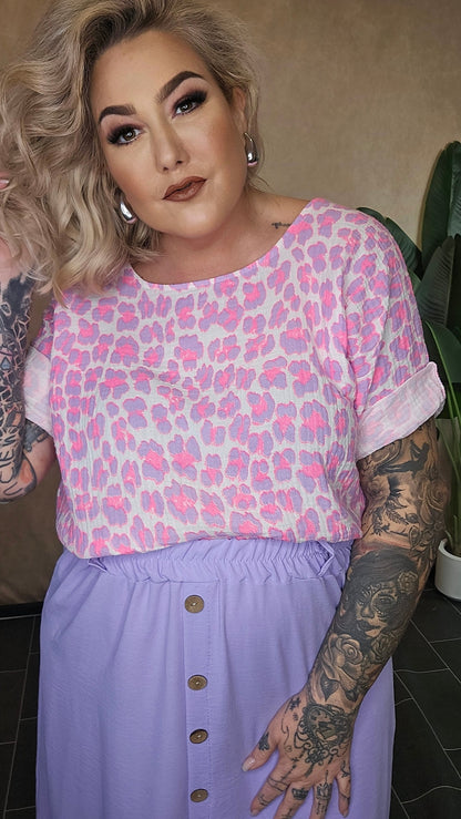 Musselin Shirt      "lilac Vibes"