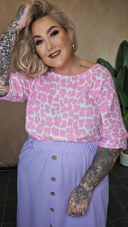 Musselin Shirt      "lilac Vibes"