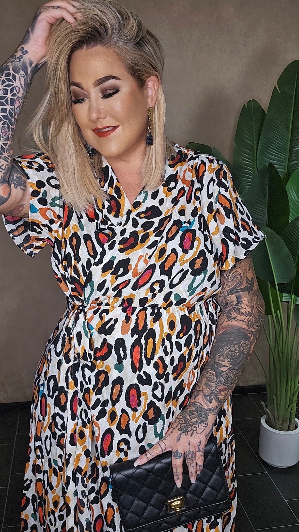 Kleid "Coloured Leo"