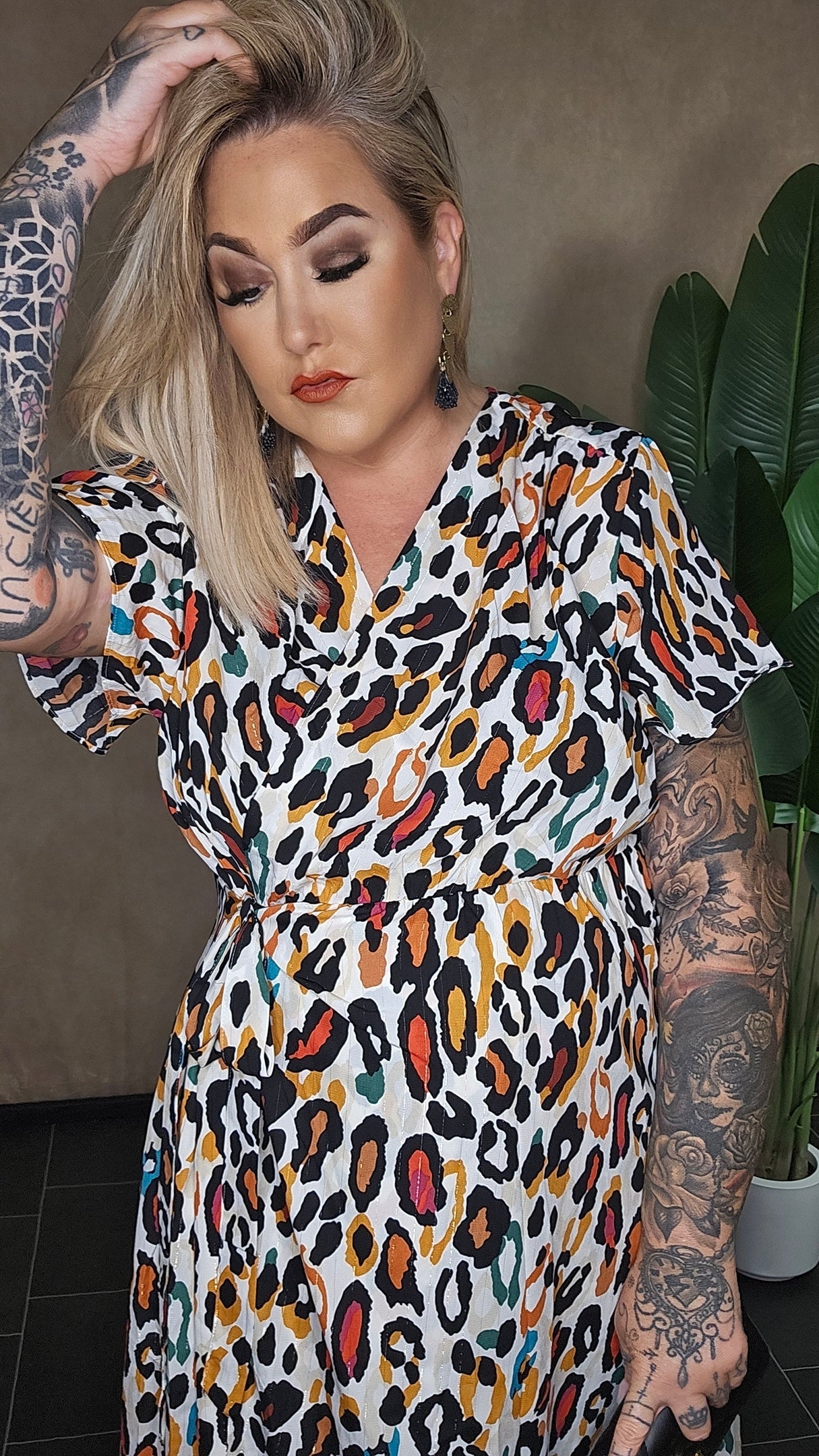 Kleid "Coloured Leo"