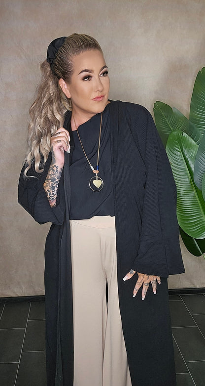Kimono "Alya"  in schwarz