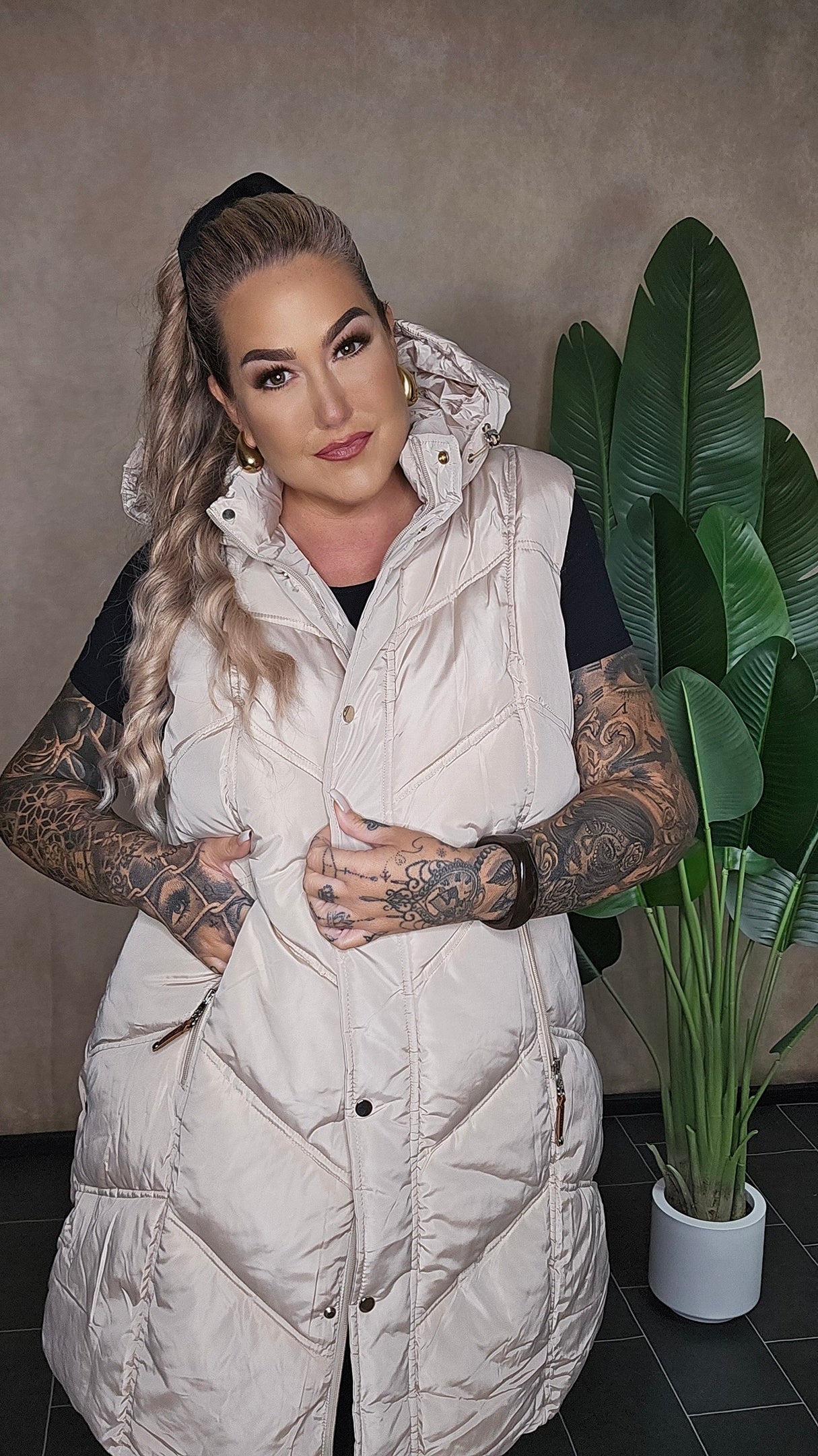 Daunenweste "milano"