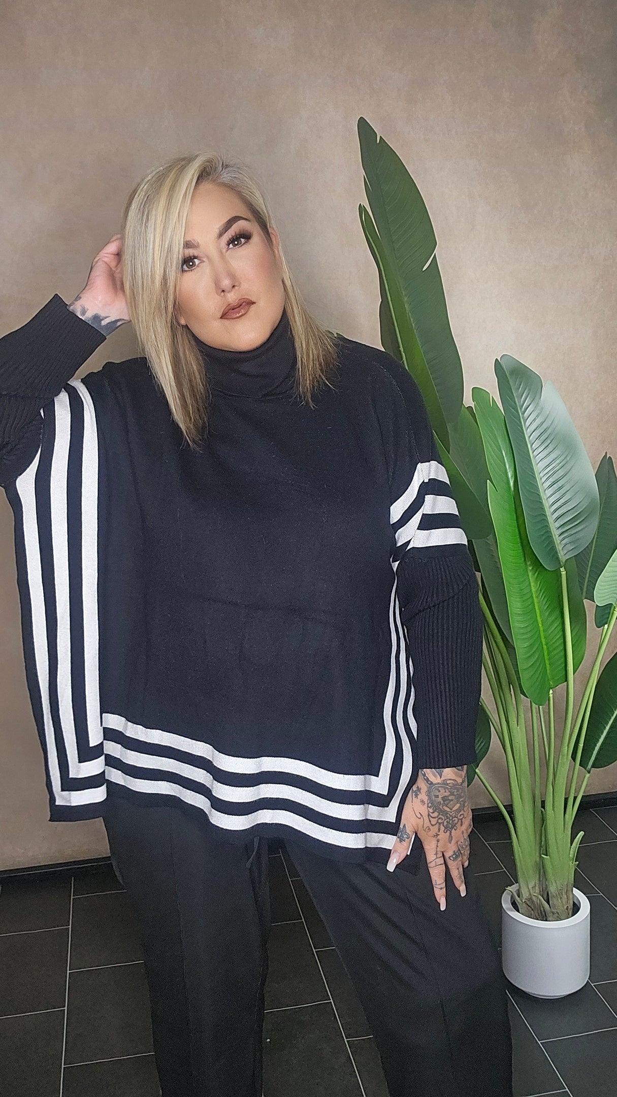 Poncho Pullover "Lina"